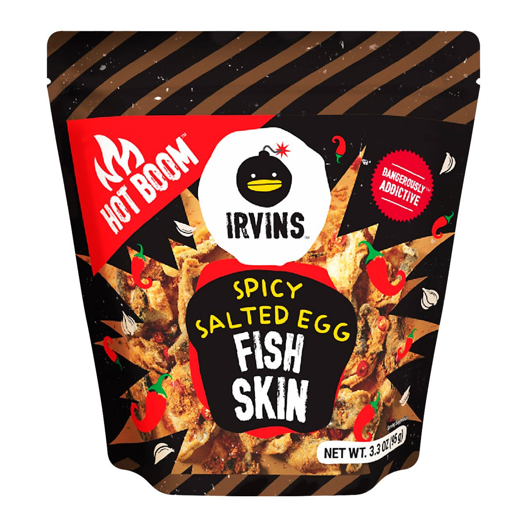 IRWINS 魚皮辣味鹹蛋味 95 克