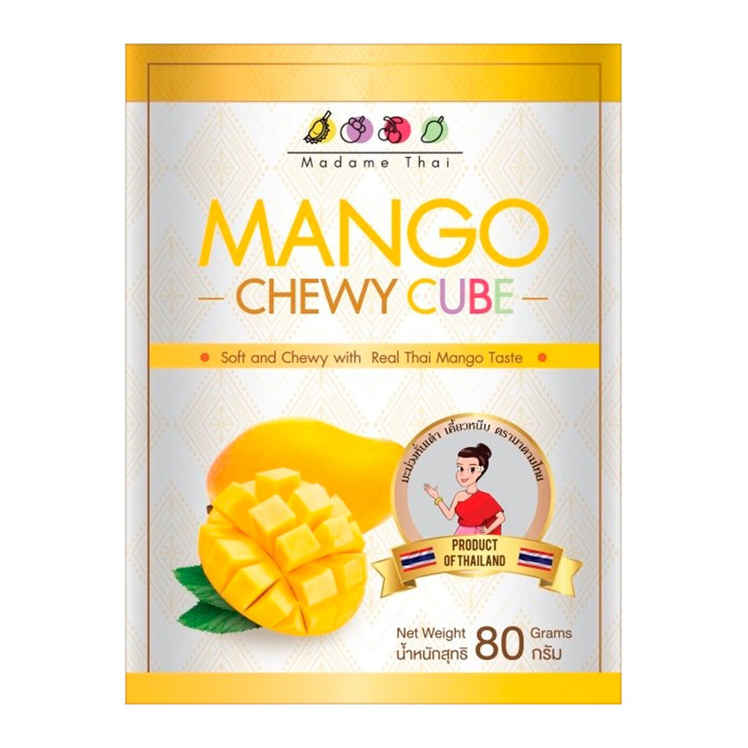 MADAME THAI 芒果耐嚼塊 80 克。
