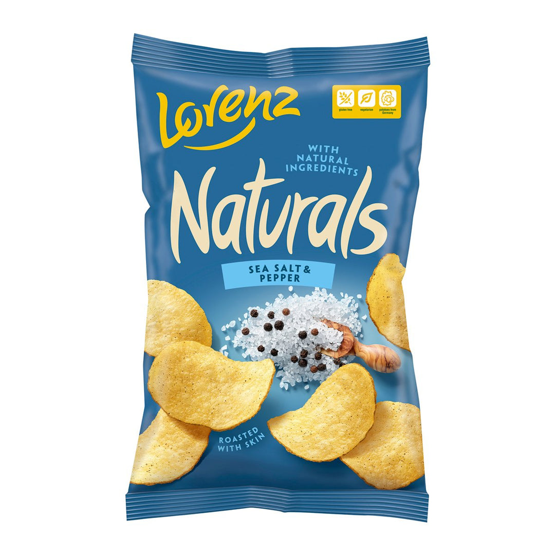 LORENZ Naturals 薯片海鹽胡椒味 100 克。