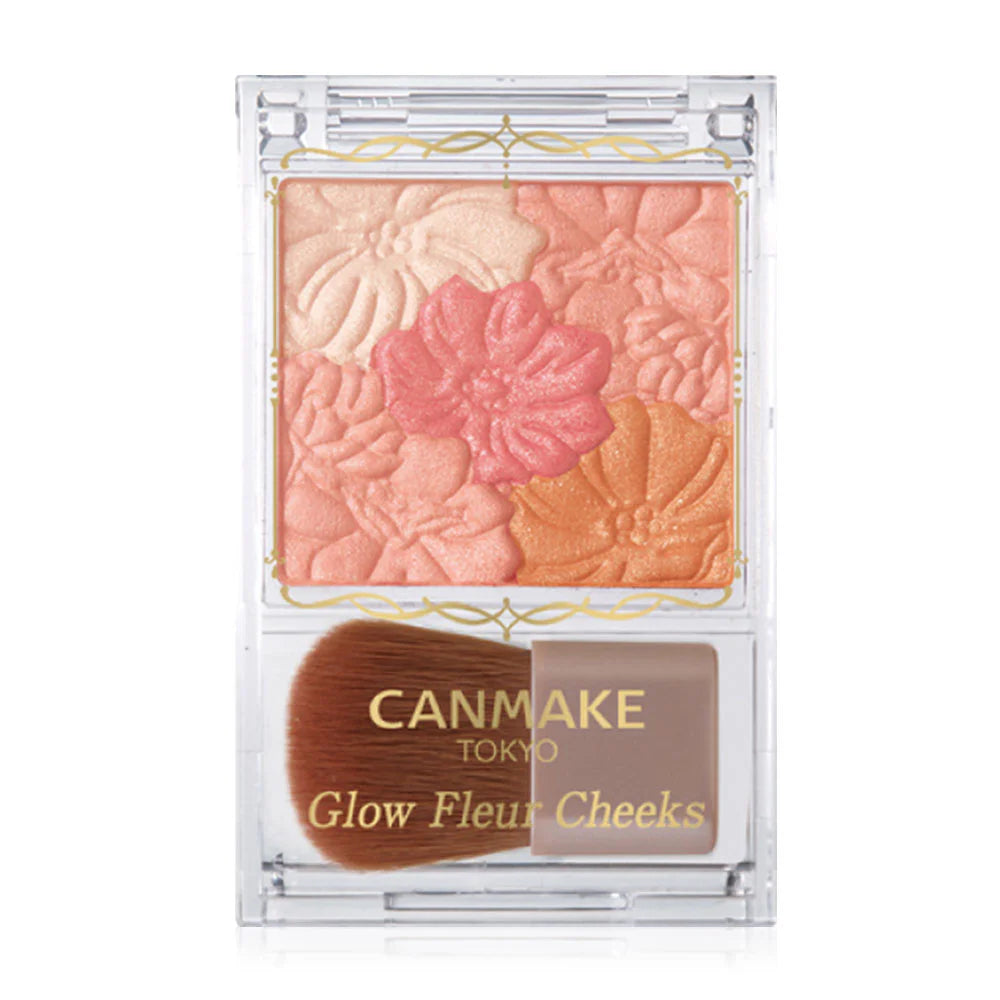 Canmake Glow Fleur Cheeks 5.7g #03 Fairy Orange Fleur