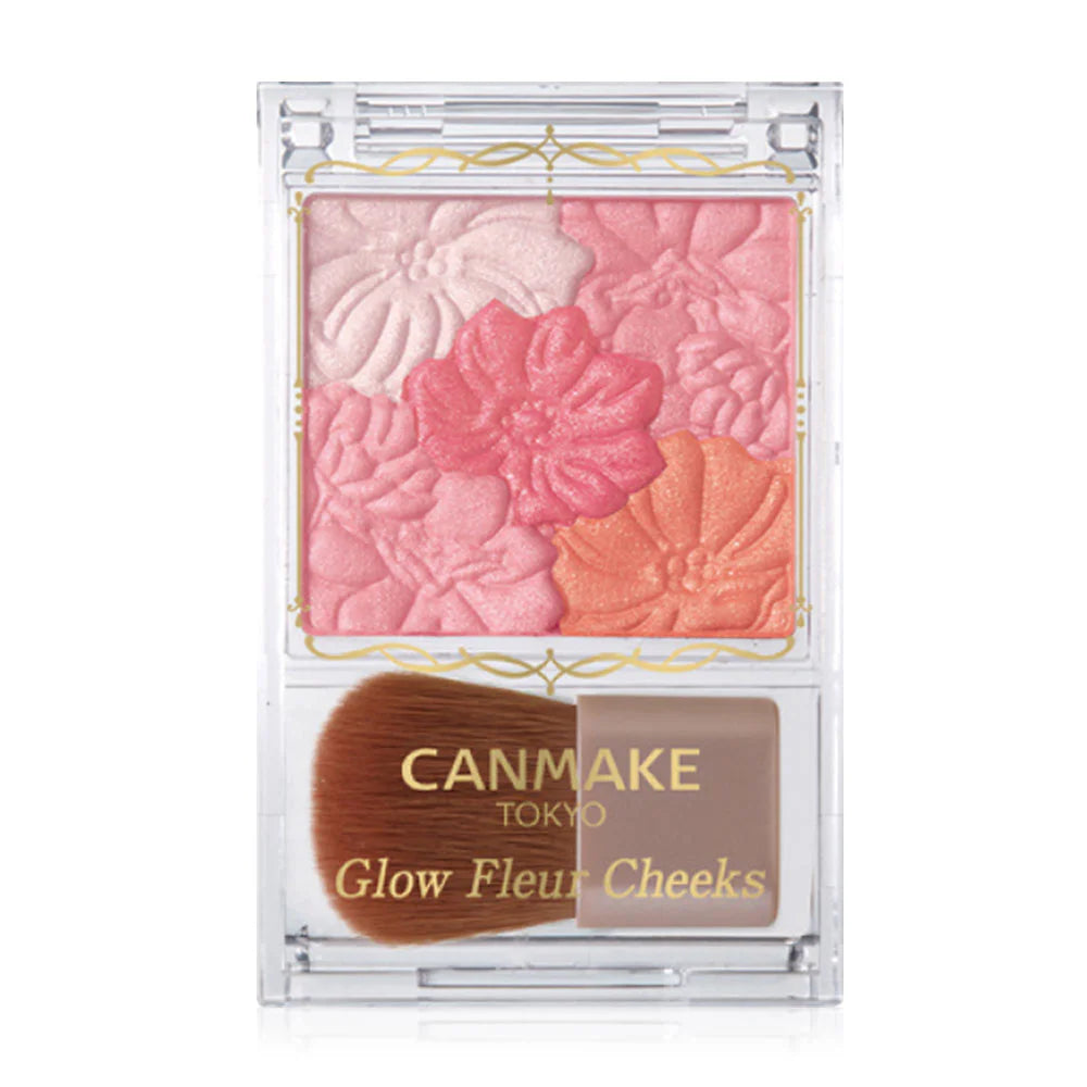 Canmake Glow Fleur Cheeks 5.7g #02 杏桃色芙蓉