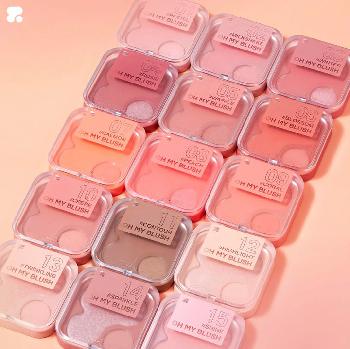 2P 原廠 Oh My Blush 4.3g #01 Pastel