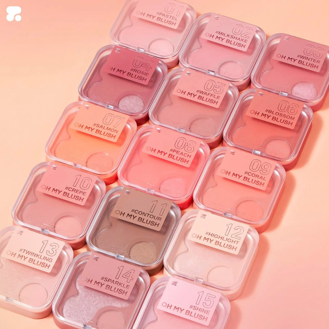 2P 原廠 Oh My Blush 4.3g #01 Pastel