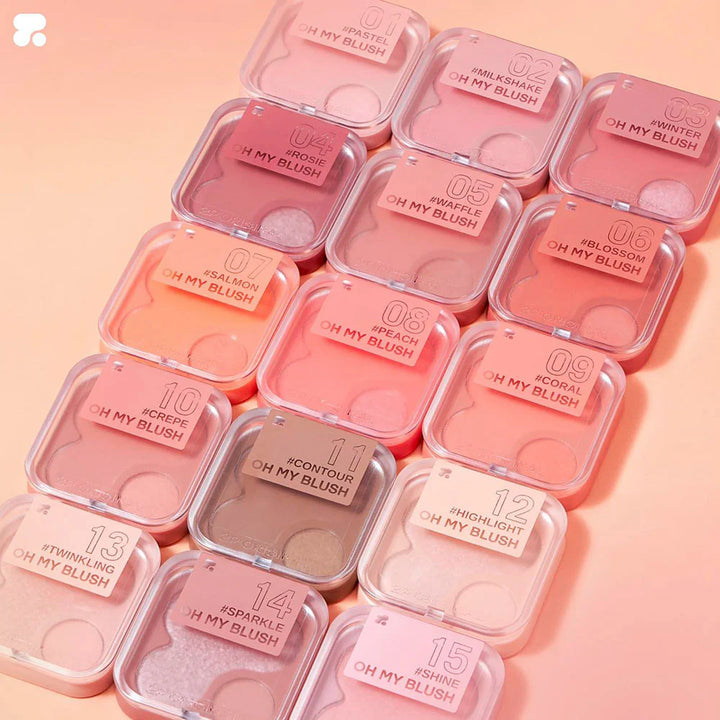 2P 原廠 Oh My Blush 4.3g #09 珊瑚色
