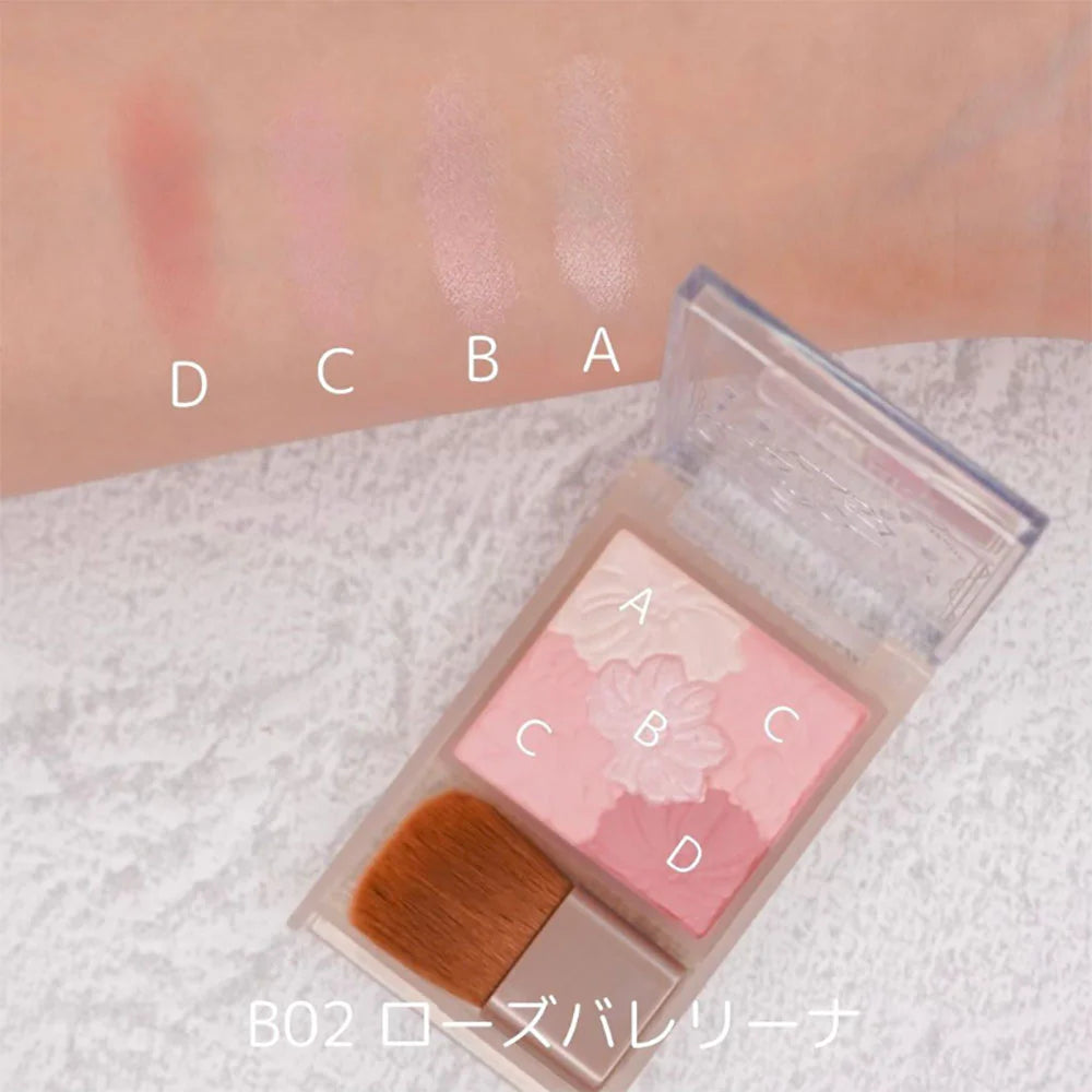 Canmake Glow Fleur Cheek 5.4g #B02 玫瑰芭蕾舞者