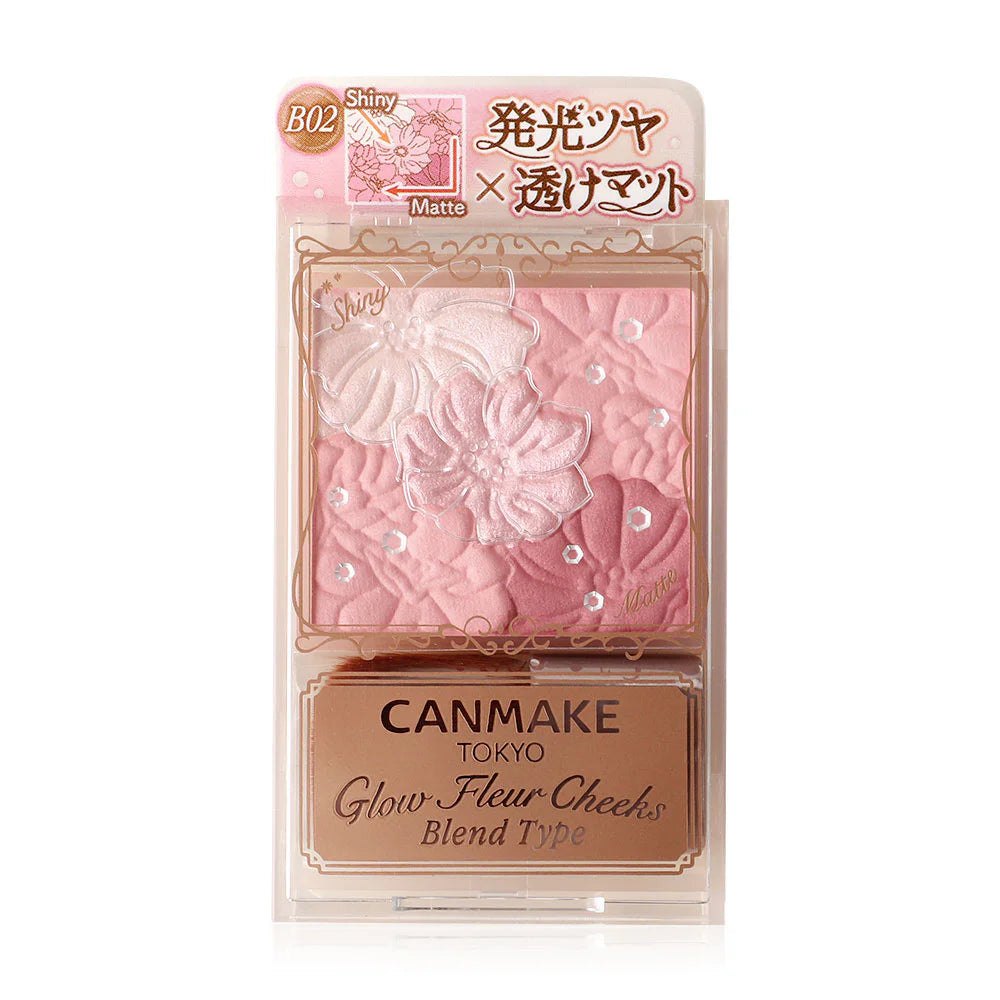 Canmake Glow Fleur Cheek 5.4g #B02 玫瑰芭蕾舞者
