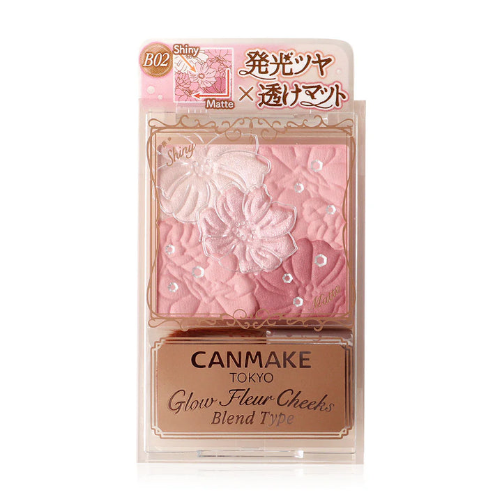 Canmake Glow Fleur Cheek 5.4g #B02 玫瑰芭蕾舞者
