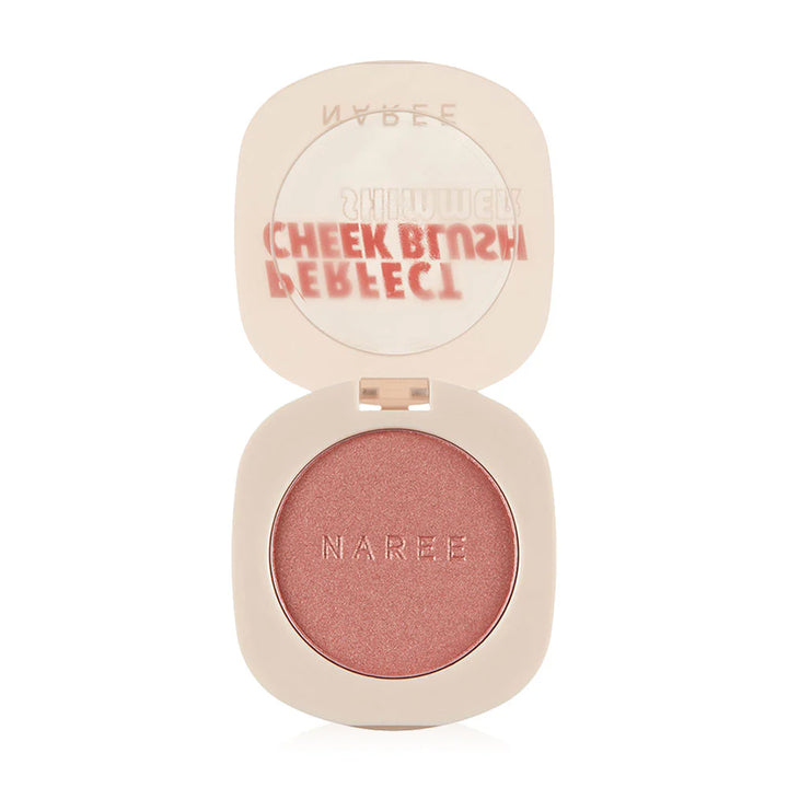 Naree 完美腮紅珠光 4g #08 粉紅香檳