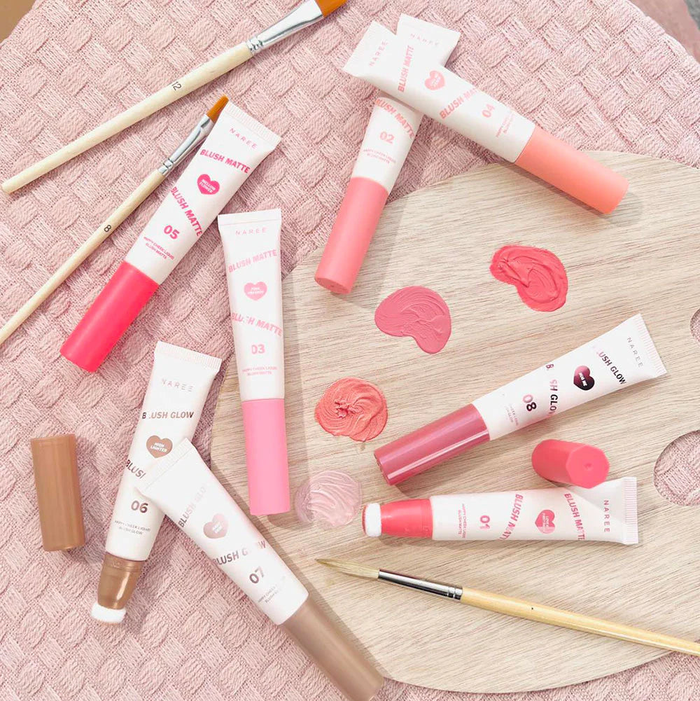 Naree Happy Cheek 液體腮紅啞光 12g #02 So Lucky