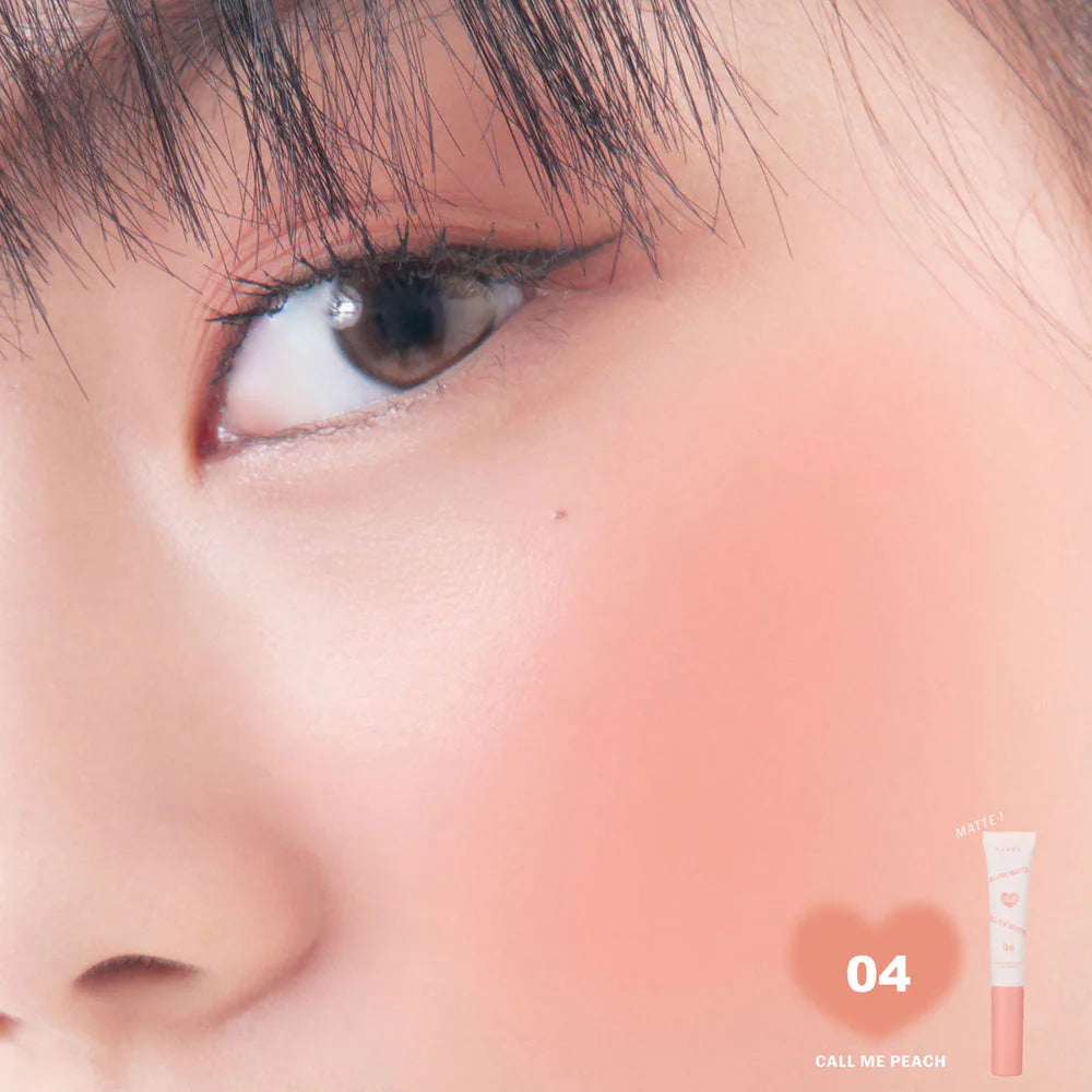 Naree Happy Cheek 液體腮紅啞光 12g #04 Call Me Peach