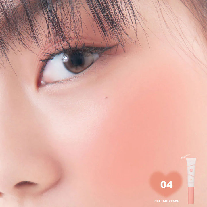 Naree Happy Cheek 液體腮紅啞光 12g #04 Call Me Peach