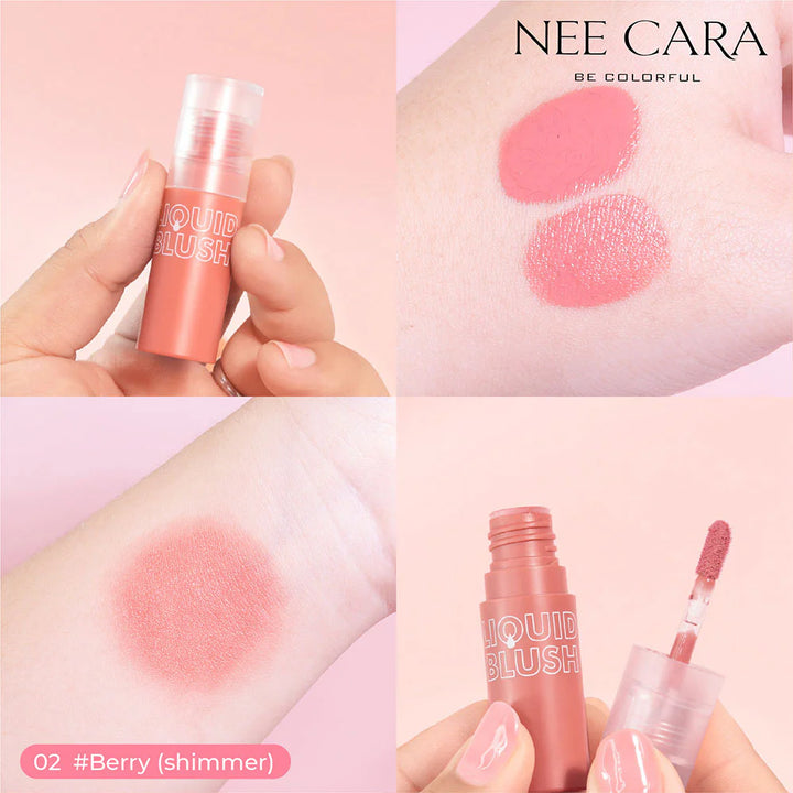 NEE CARA 果汁液體腮紅 N329 3g #02 Berry Shimmer