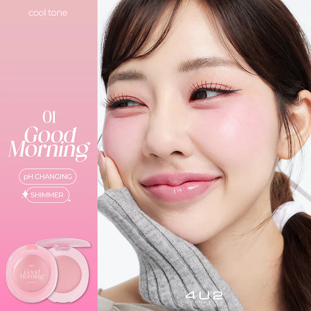 4U2 Good 奶油腮紅 1.7g #01 早安
