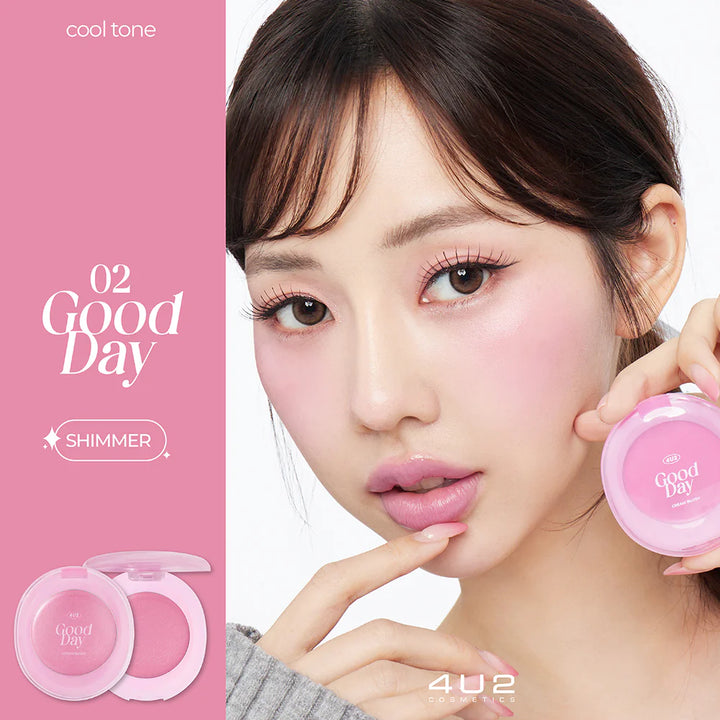 4U2 Good 奶油腮紅 1.7g #02 Good Day