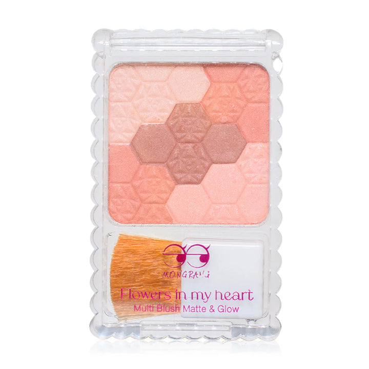 Mongrang Flowers In My Heart 多色腮紅 7g #01 Sweet Rosé