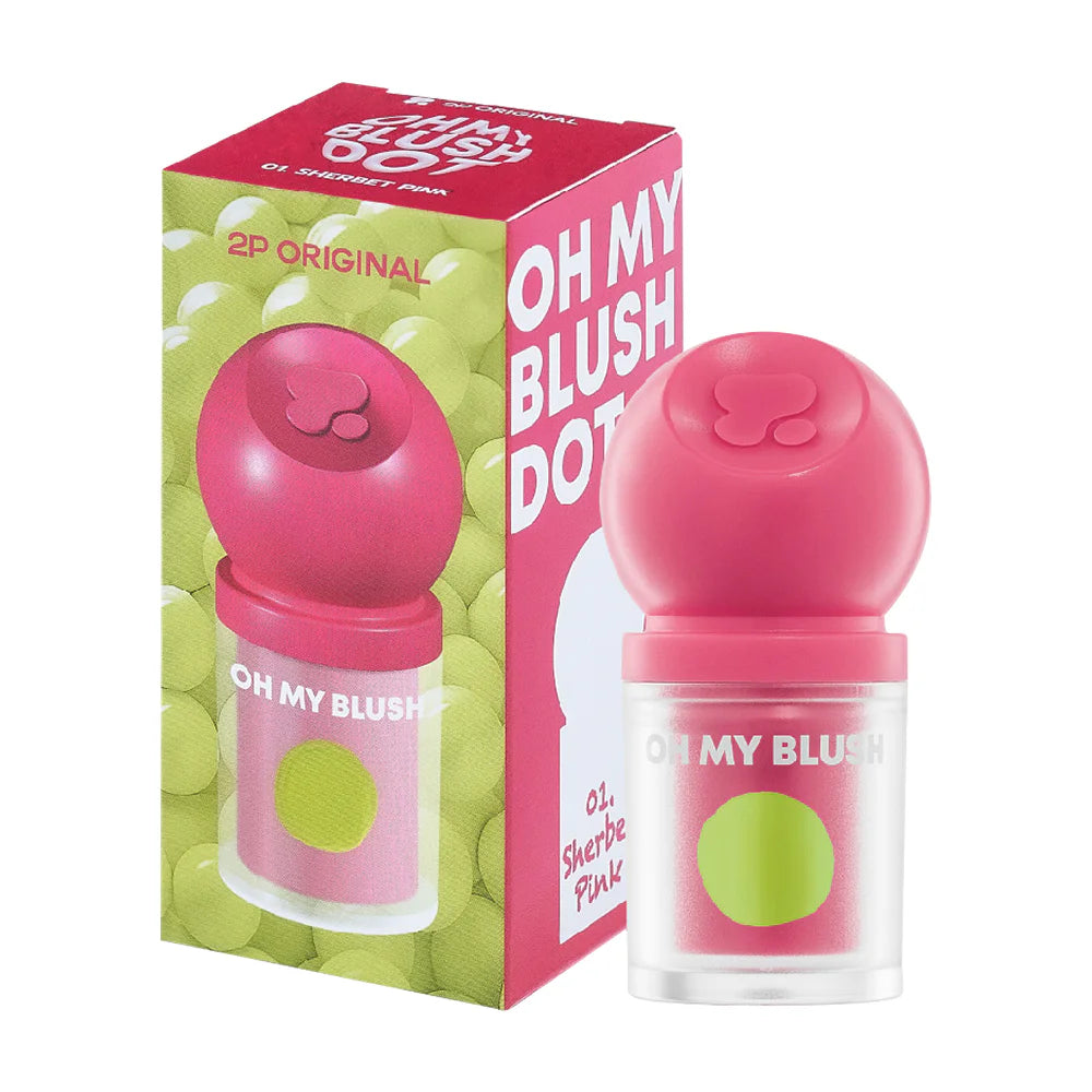 2P 原廠 Oh my Blush Dot 3g #BD-01 雪葩粉色