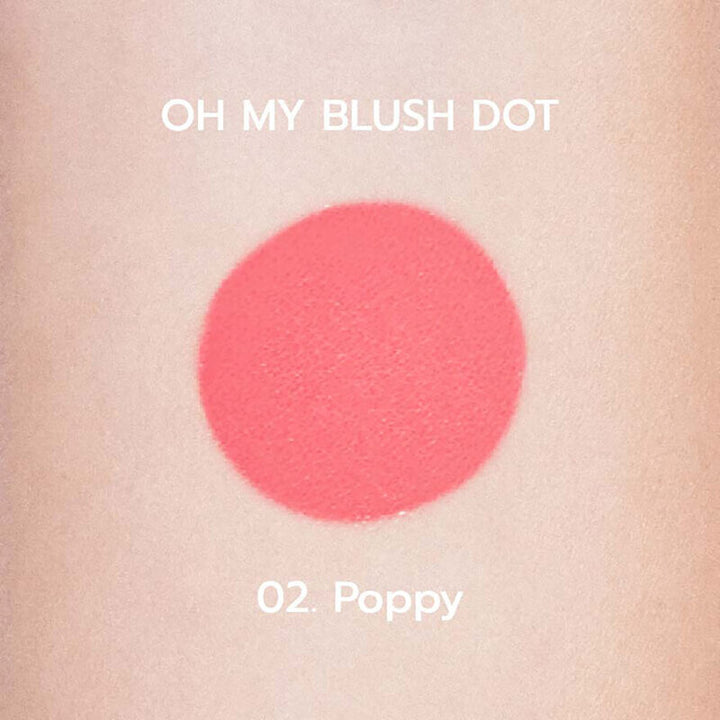 2P 原廠 Oh my Blush Dot 3g #BD-02 罌粟花