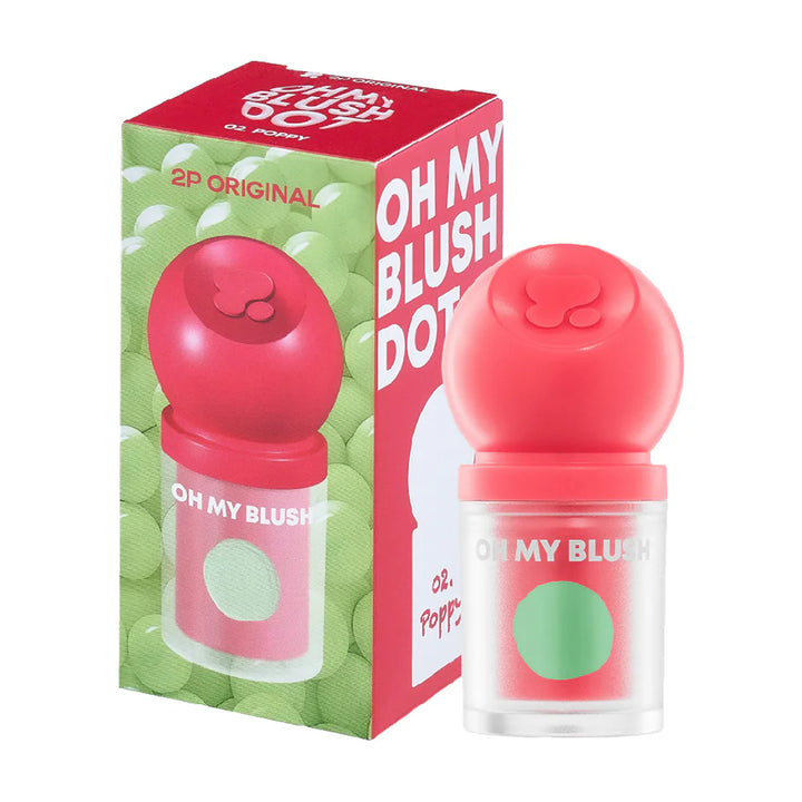 2P 原廠 Oh my Blush Dot 3g #BD-02 罌粟花