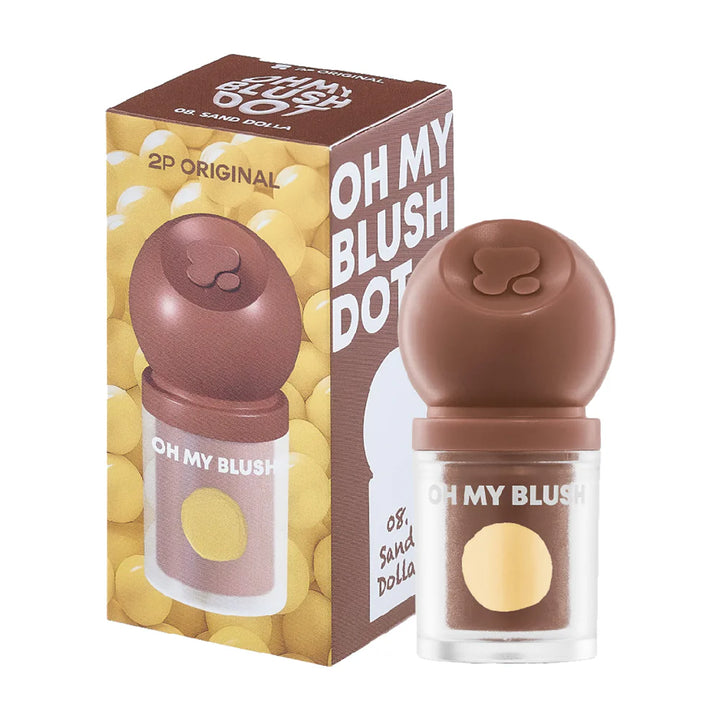 2P 原廠 Oh my Blush Dot 3g #BD-08 沙色美元