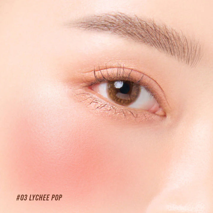 Merrezca 絲絨觸感氣墊腮紅 3g #03 Lychee Pop