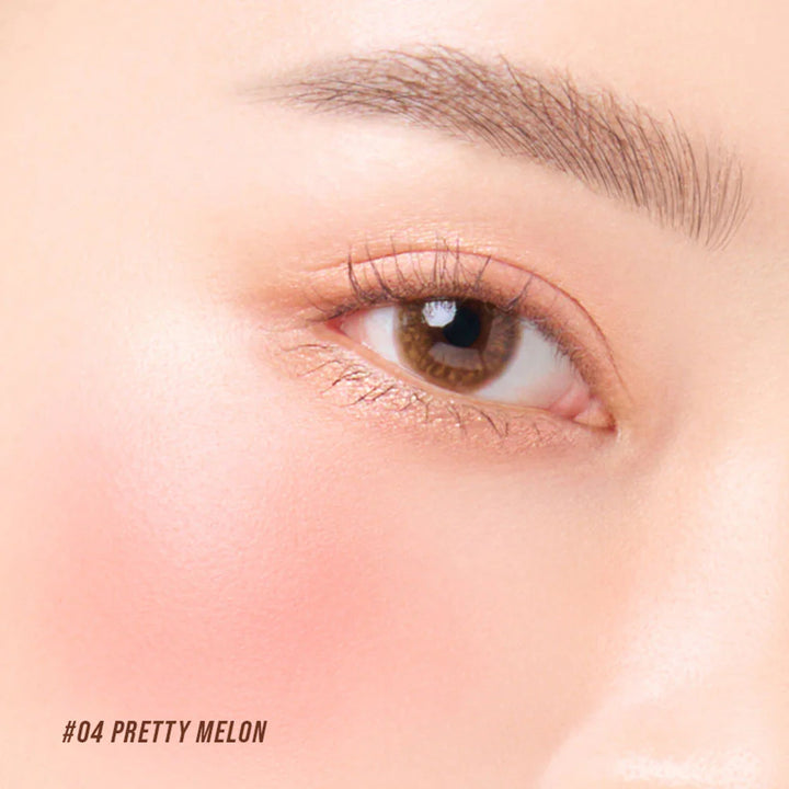 Merrezca 天鵝絨觸感氣墊腮紅 3g #04 Pretty Melon