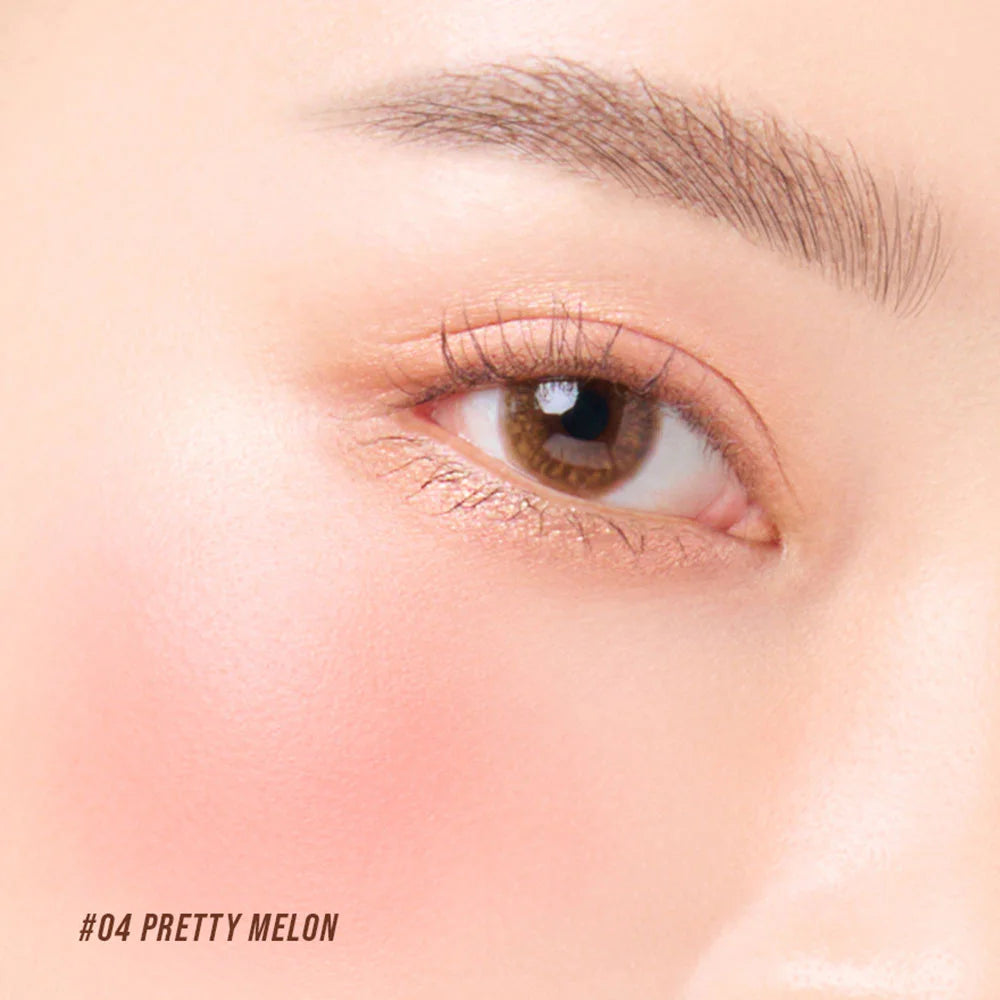 Merrezca 天鵝絨觸感氣墊腮紅 3g #04 Pretty Melon