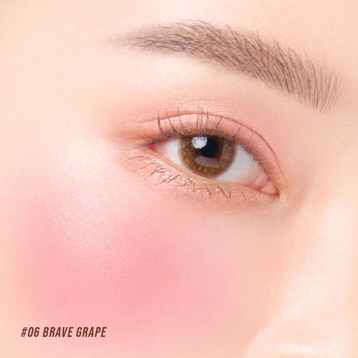 Merrezca 絲絨觸感氣墊腮紅 3g #06 Brave Grape