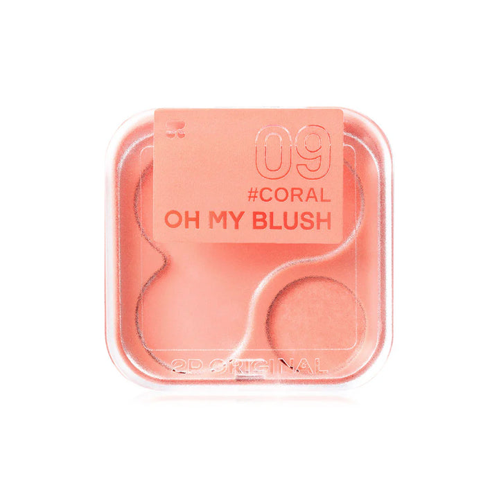 2P 原廠 Oh My Blush 4.3g #09 珊瑚色