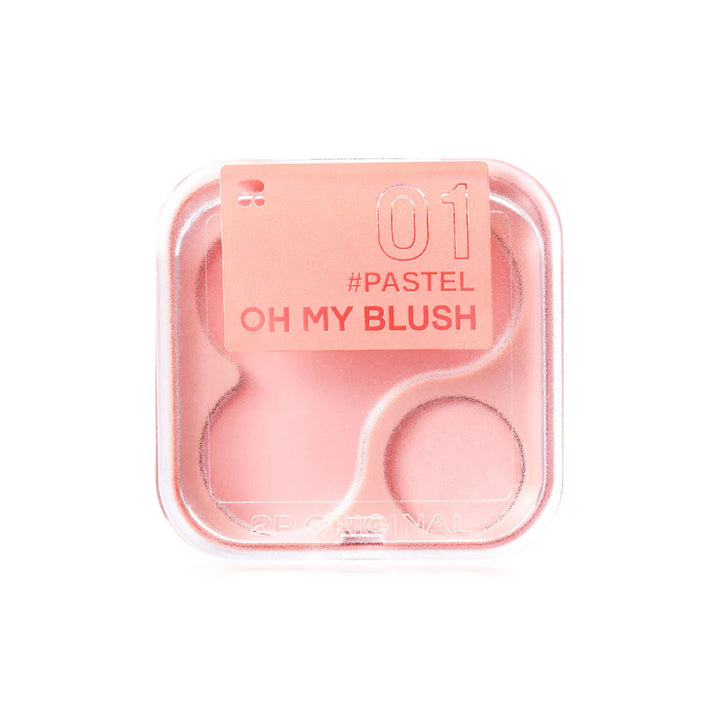 2P 原廠 Oh My Blush 4.3g #01 Pastel