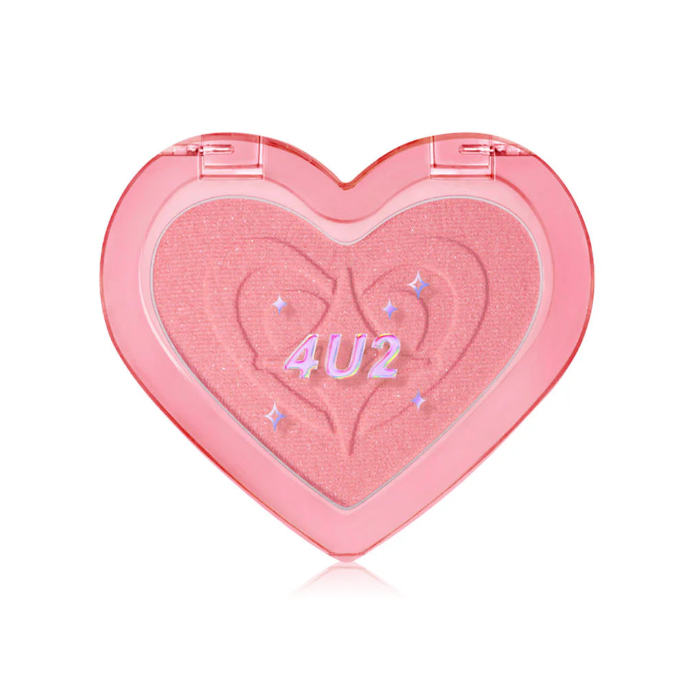 4U2 心型腮紅 3.4g #07 稀有紀錄