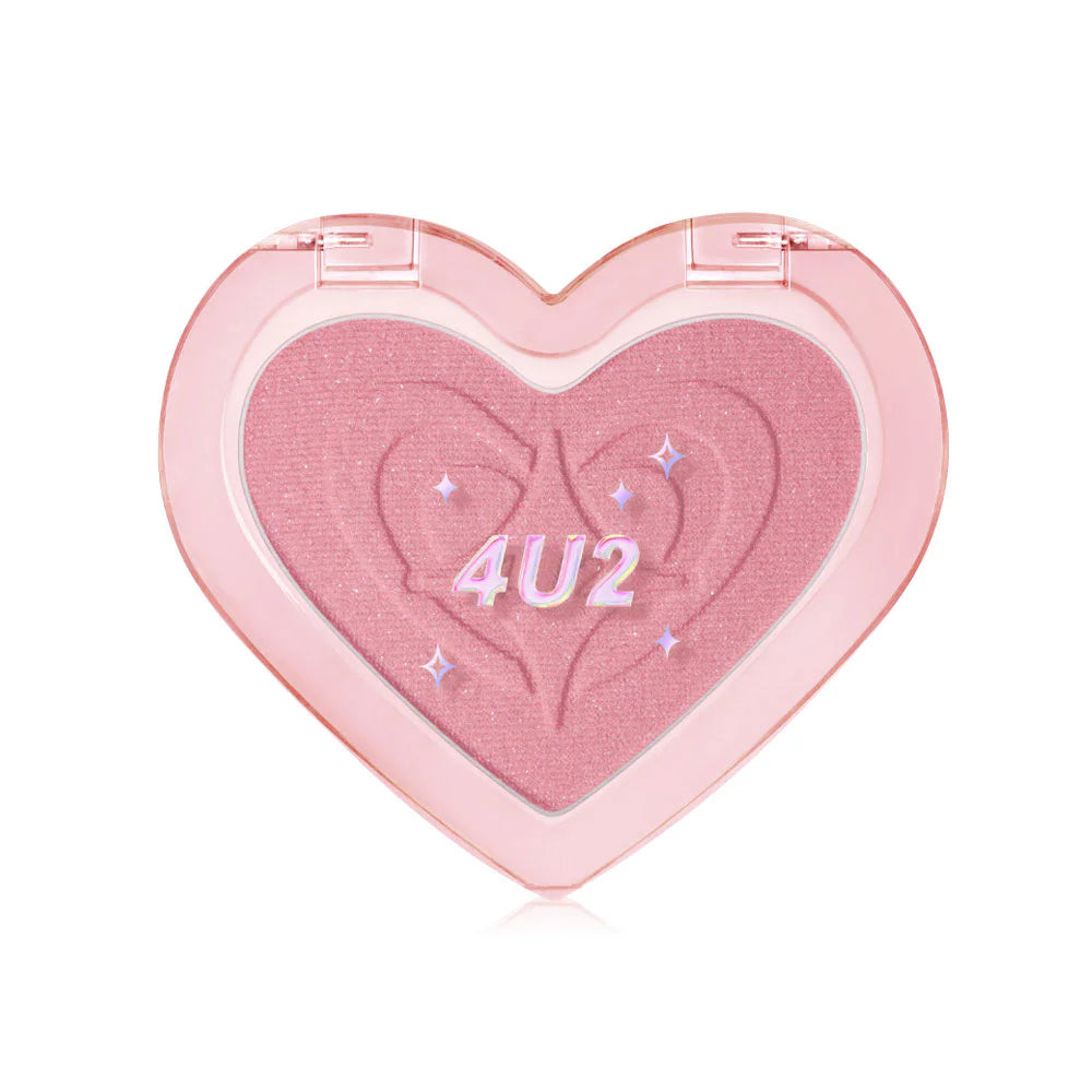 4U2 心型腮紅 3.4g #09 快樂