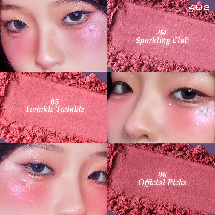 4U2 心型腮紅 3.4g #05 Twinkle Twinkle