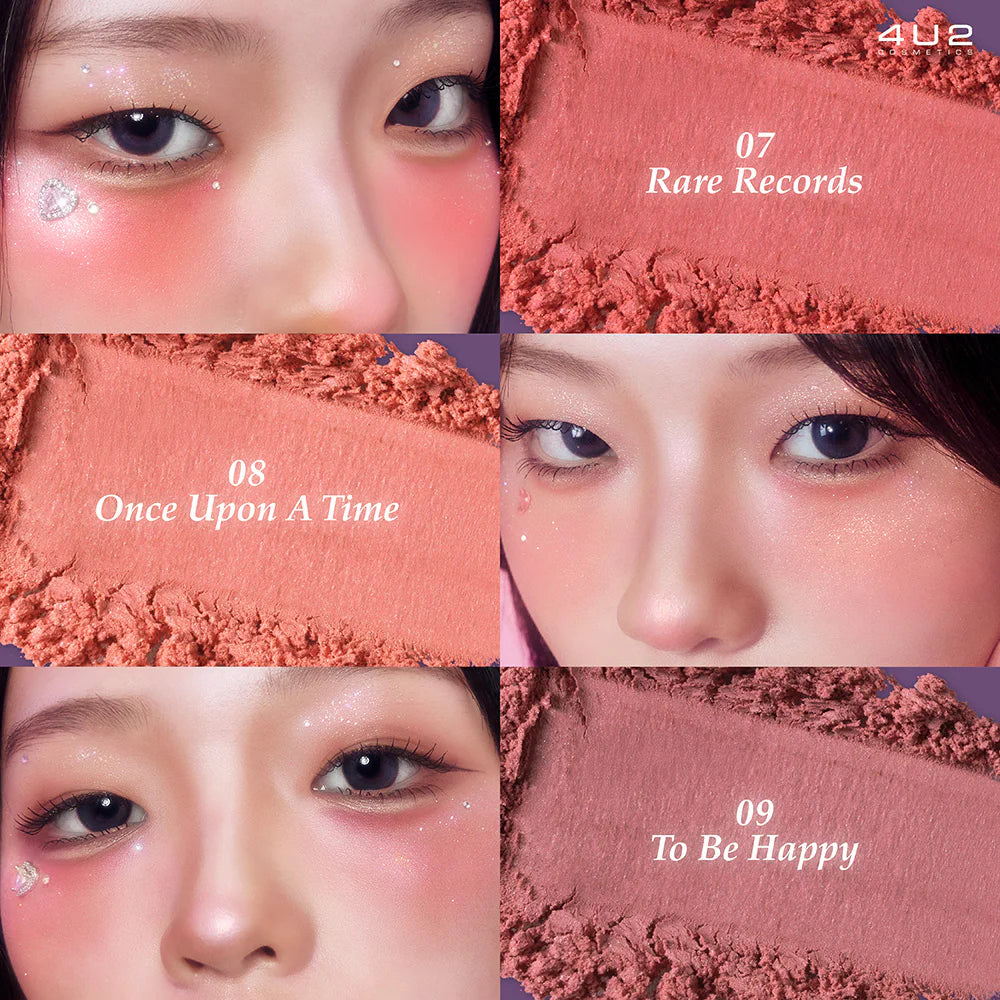 4U2 心型腮紅 3.4g #08 Once Upon A Time