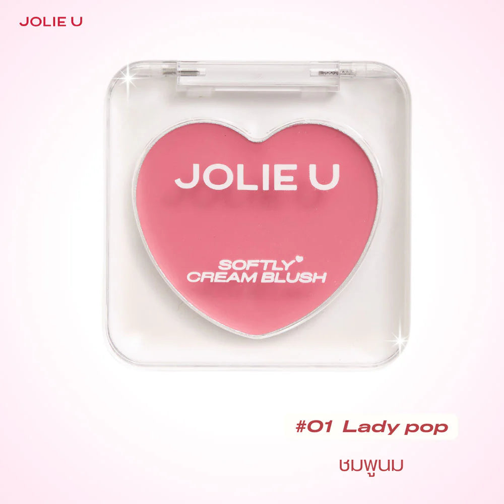 JOLIE U 柔和霜狀腮紅 5g #01 Lady Pop