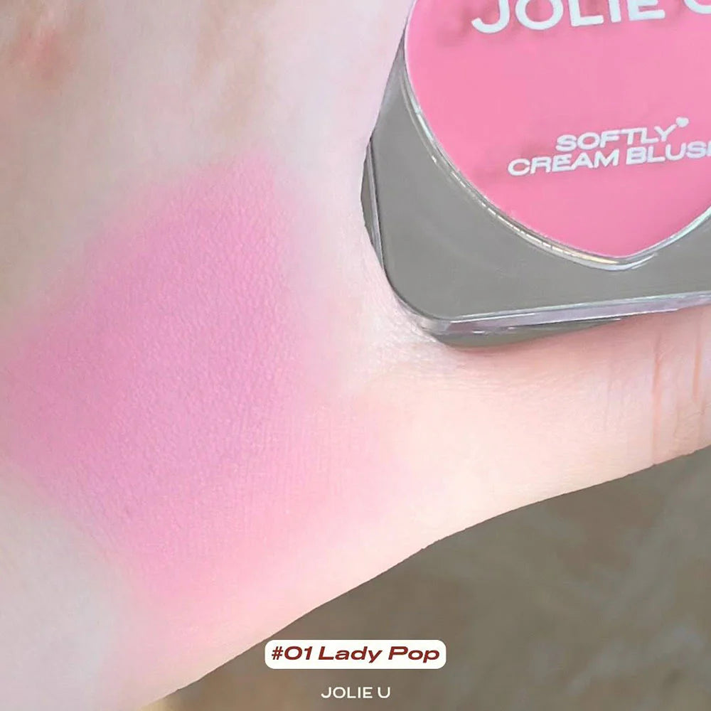 JOLIE U 柔和霜狀腮紅 5g #01 Lady Pop
