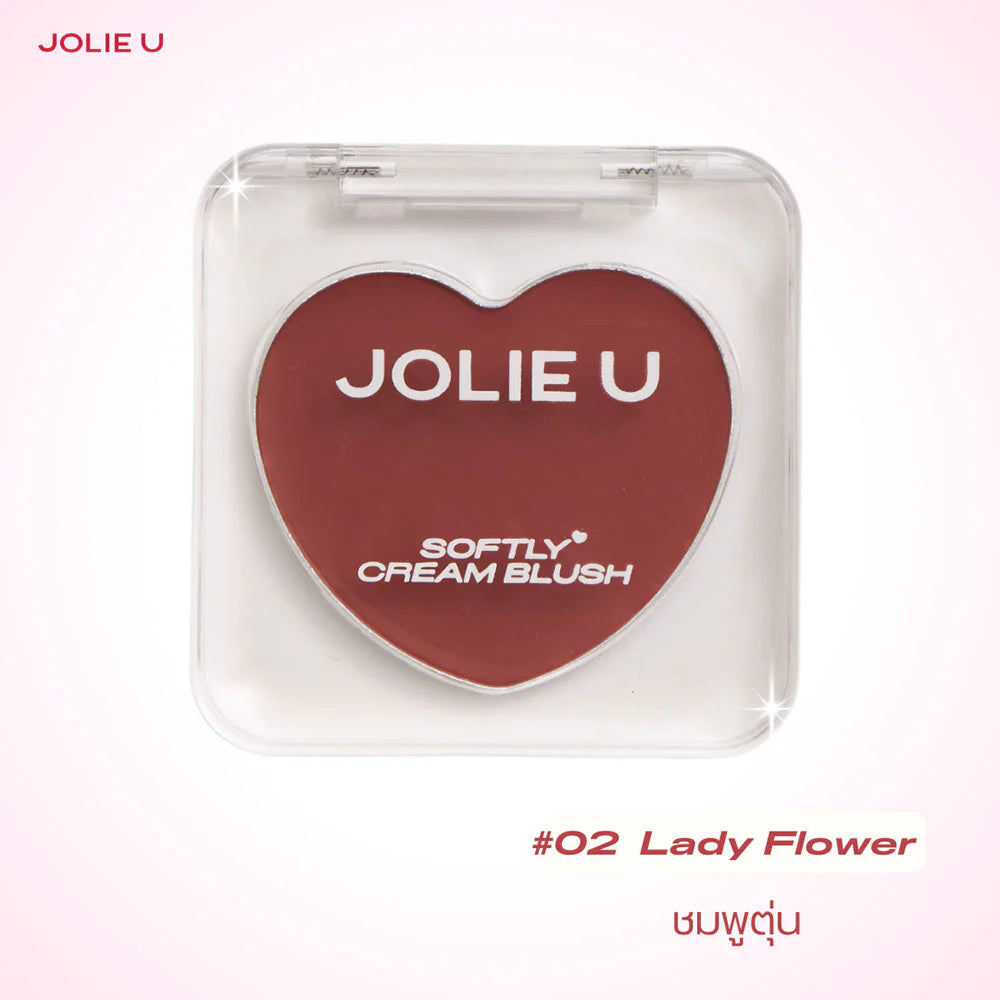 JOLIE U 柔和霜狀腮紅 5g #02 Lady Flower