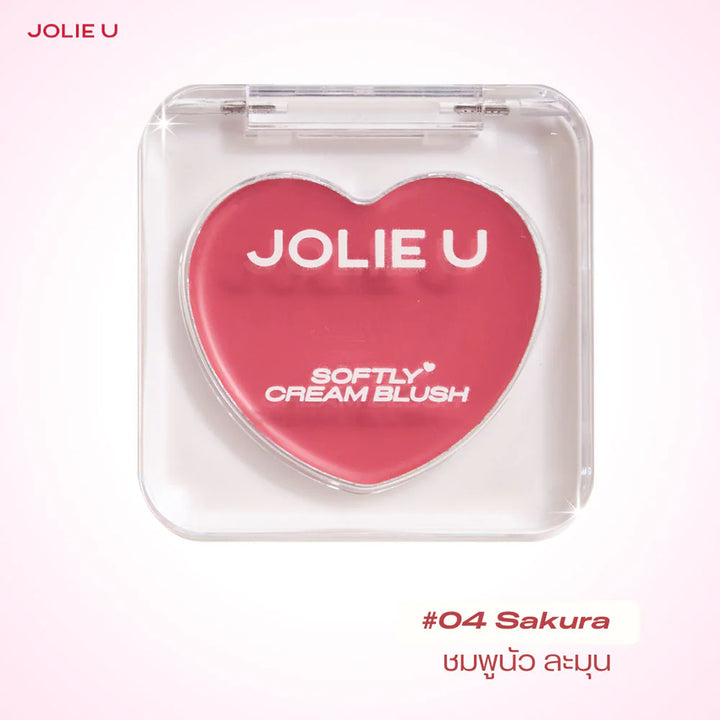 JOLIE U 柔和霜狀腮紅 5g #04 櫻花