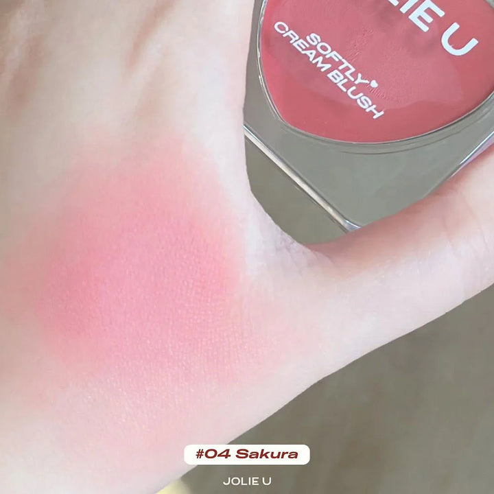 JOLIE U 柔和霜狀腮紅 5g #04 櫻花