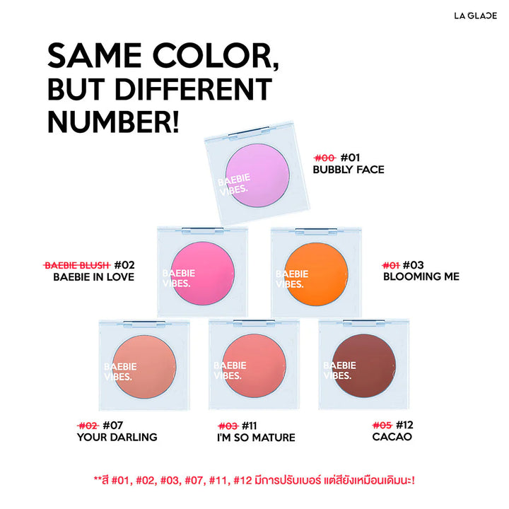 LA GLACE Baebie Vibes 霜狀腮紅 3.8g #01 泡泡臉