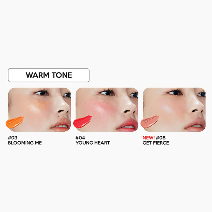 LA GLACE Baebie Vibes 霜狀腮紅 3.8g #04 Young Heart