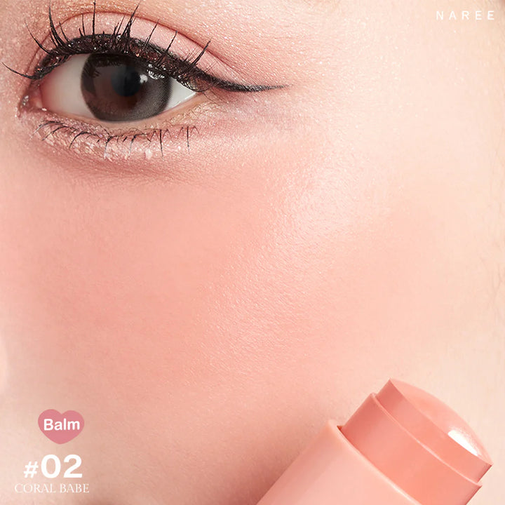 Naree 夢幻腮紅棒 9g #02 Coral Babe