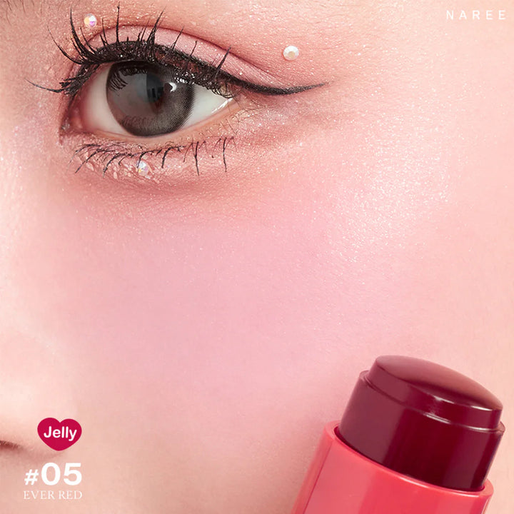 Naree 夢幻果凍腮紅棒 9g #05 Ever Red