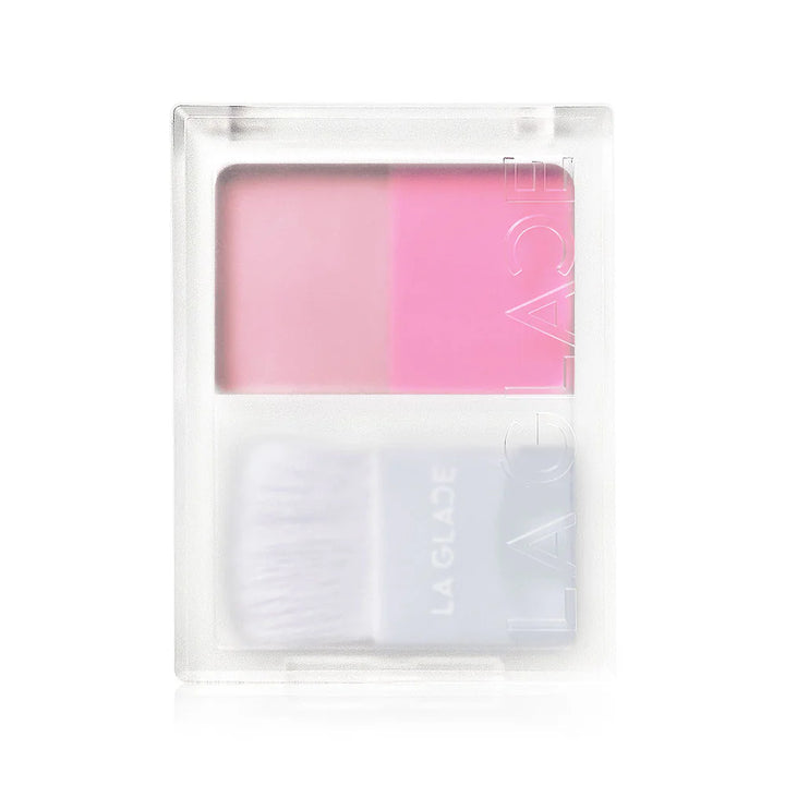 LA GLACE Brattitude 雙色粉狀腮紅 4g #03 Baebiedoll Brat