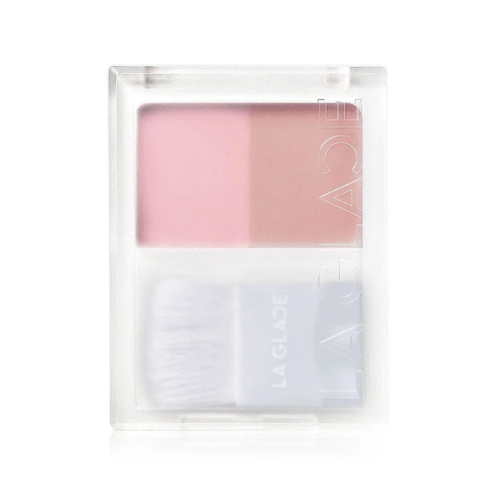 LA GLACE Brattitude 雙色粉狀腮紅 4g #04 神 Made