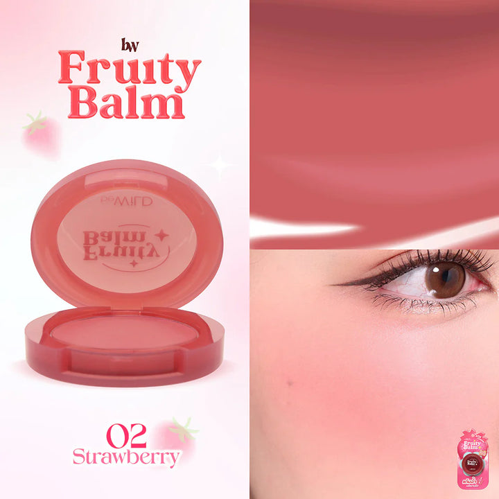 beWiLD 果味潤唇膏 3g #02 草莓