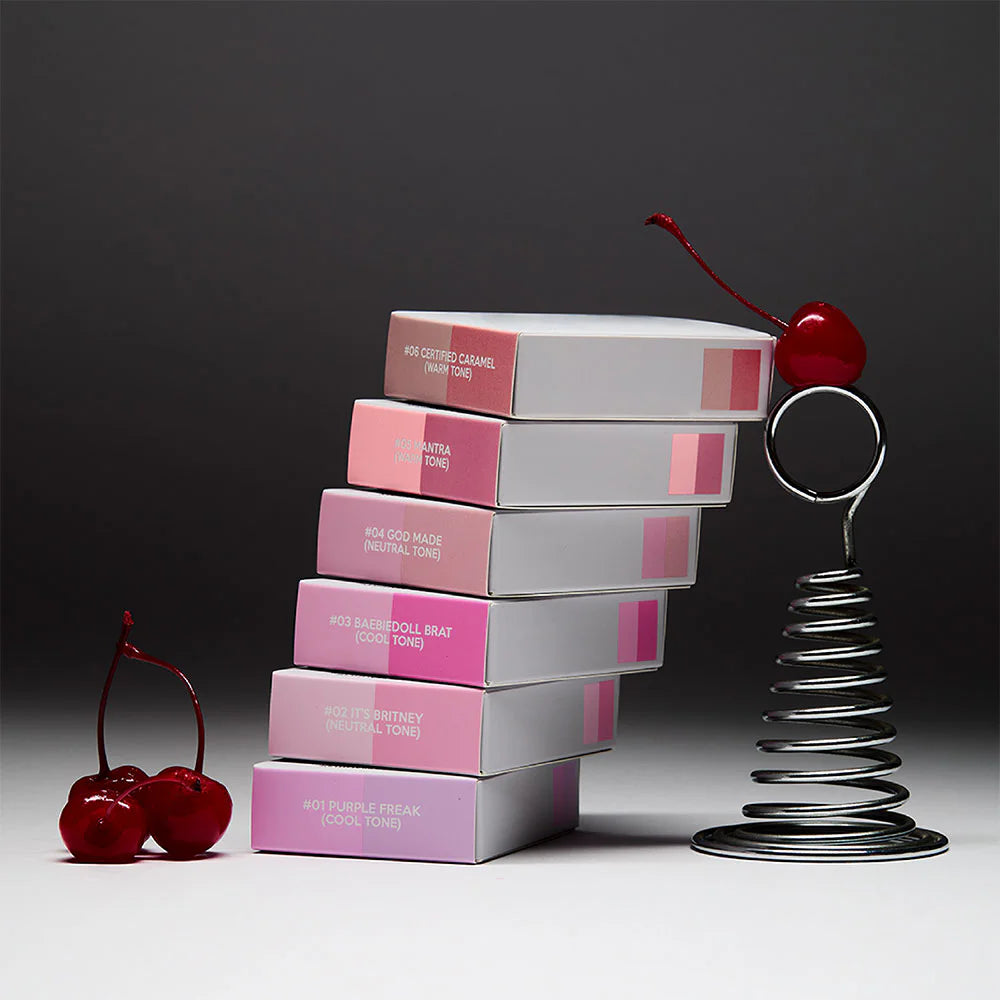 LA GLACE Brattitude 雙色粉狀腮紅 4g #03 Baebiedoll Brat