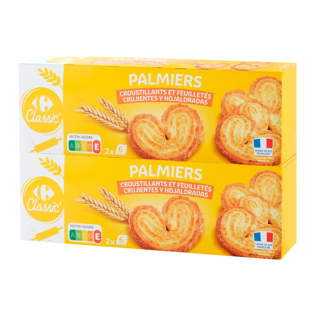 家樂福 Palmiers Croustillants Et Feuilletes 200 公克。