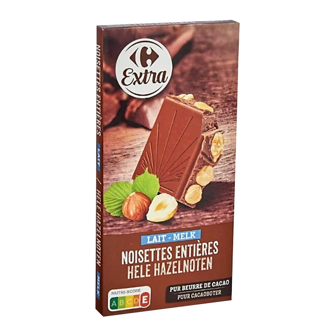 家樂福 Extra Lait Noisettes Entieres 200 克。