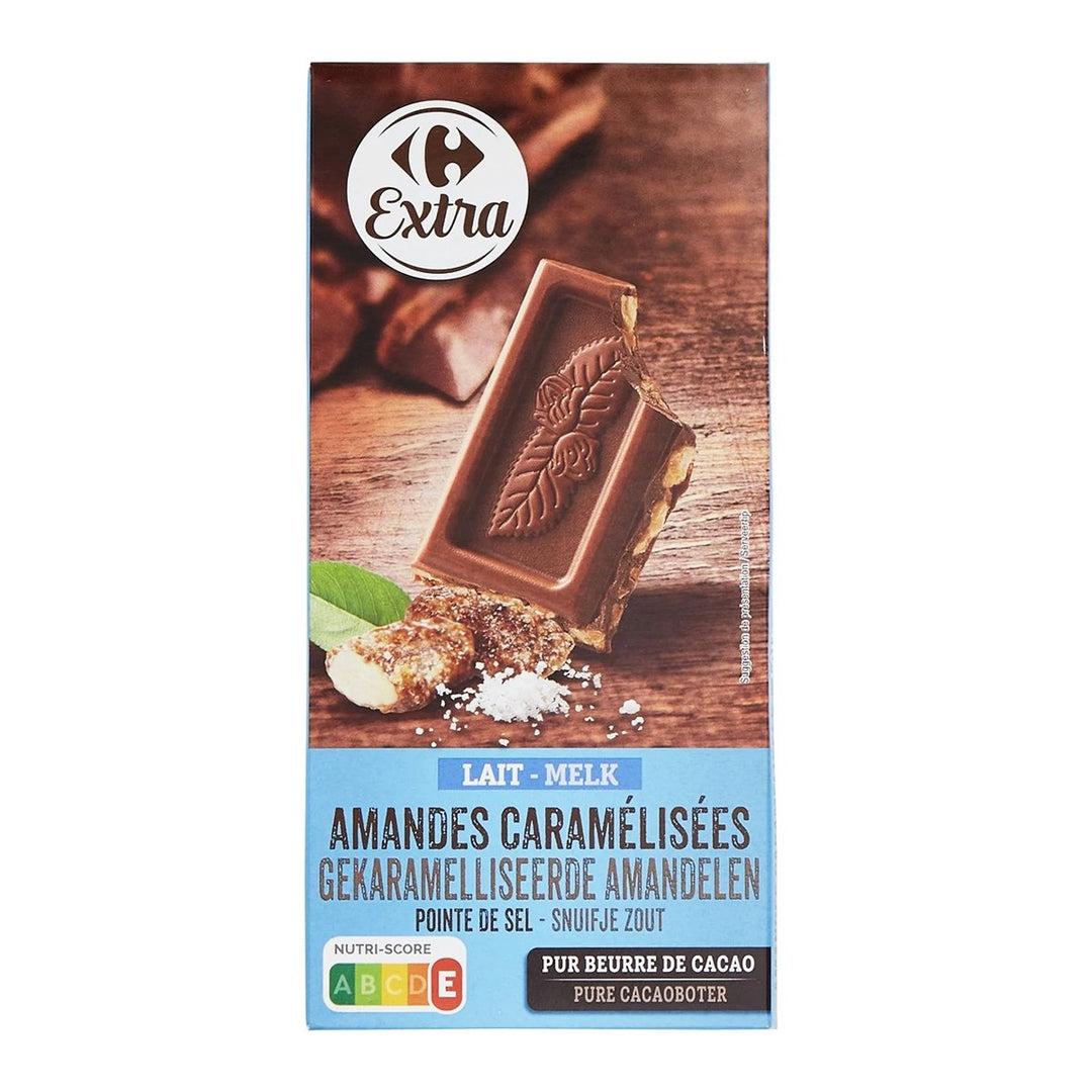 家樂福 Lait Amandes Caramelisees Pointe De Sel 200 克。