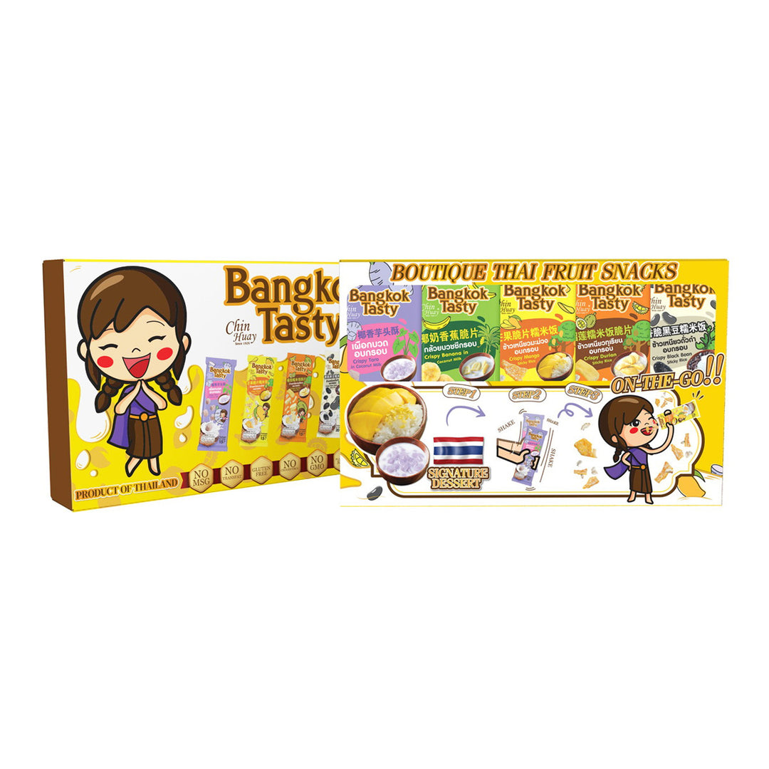 BANGKOK TASTY 脆皮泰式甜點 5 種口味 85 克。